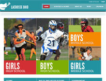 Tablet Screenshot of lacrosse-ohio.com